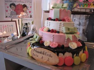 岡山の結婚式場　ザ　マグリット　ウェディングケーキ